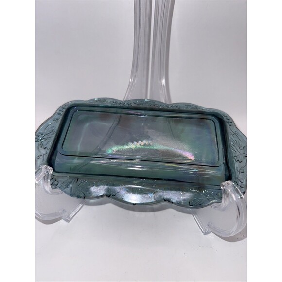 Vtg Carnival Glass Dish - Picture 2 of 4